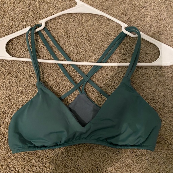 BIKINI LAB forest green top - Picture 1 of 3